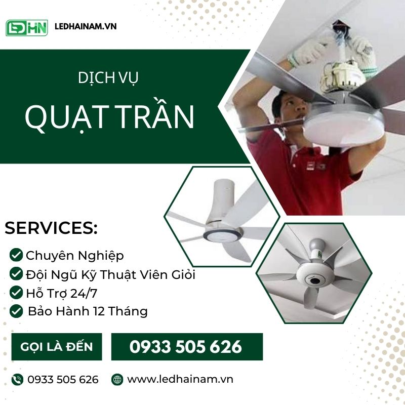 Thợ Lắp Đặt Quạt Trần Đèn
