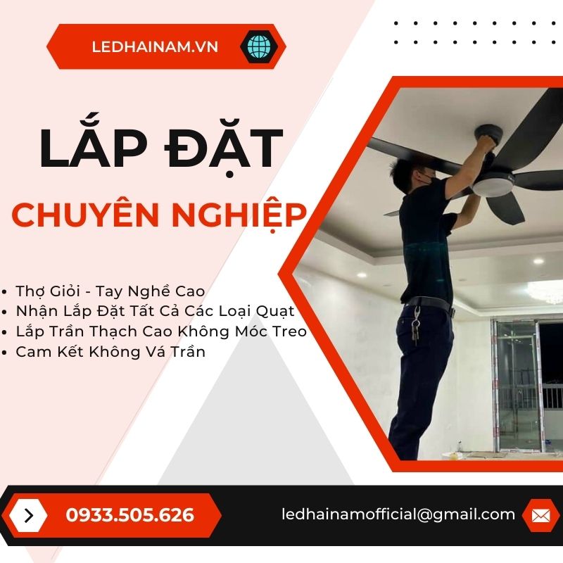 Thợ Lắp Đặt Quạt Trần Đèn